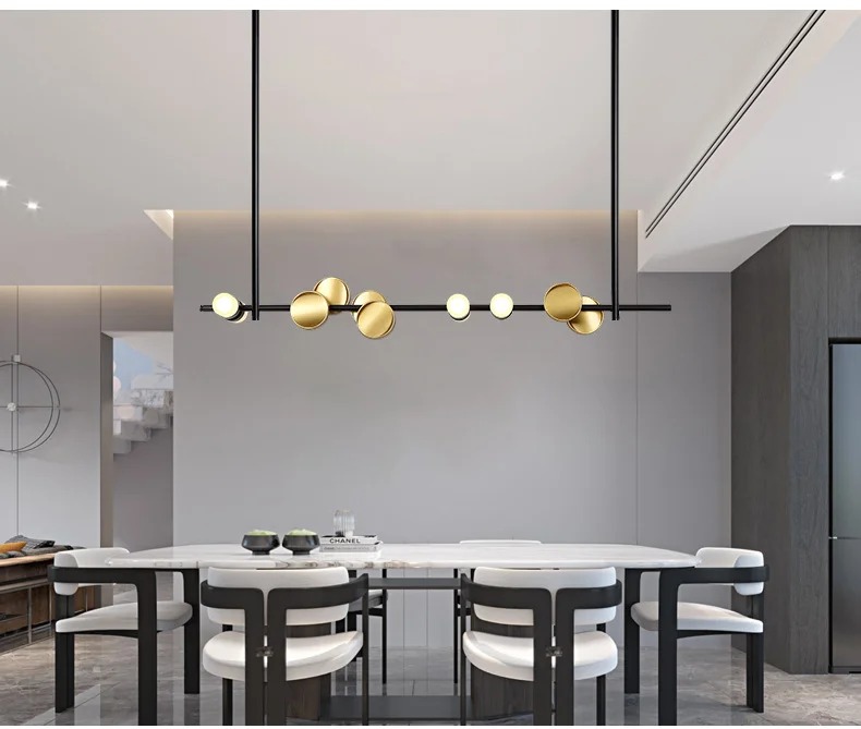 Светильник DZN1-2-25 ЧЕРНЫЙ + ЗОЛОТО ` D1200/H900/1+6/LED+G4/60W/4500K BINO