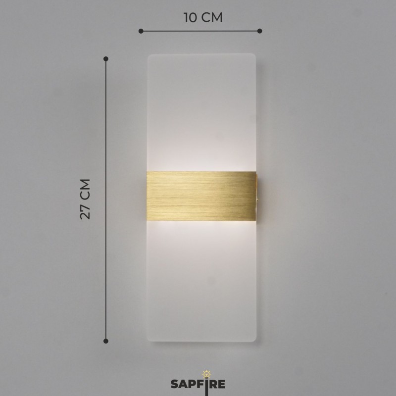 Светильник Elegant SPF-9122 ЗОЛОТО/АЛЮМИНИЙ ` D270*100/H60/1/LED/10W/4000К BRICK 25-03