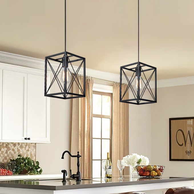 Светильник DZN-9126 ЧЕРНЫЙ ` D190*290/H1200/1/E27/60W CELL