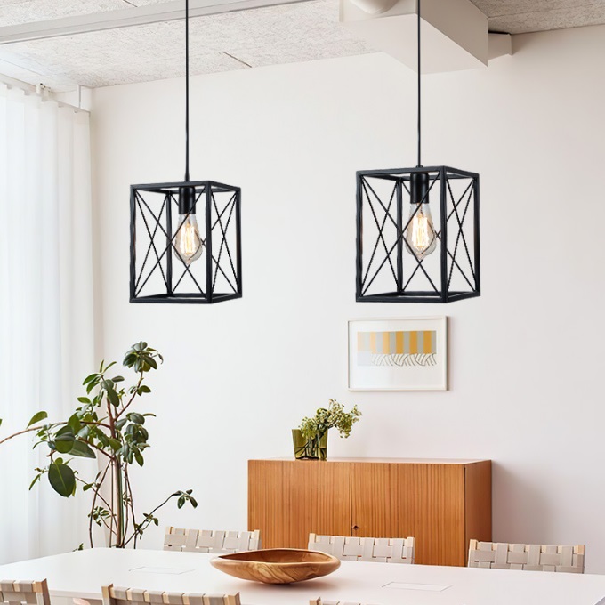 Светильник DZN-9126 ЧЕРНЫЙ ` D190*290/H1200/1/E27/60W CELL