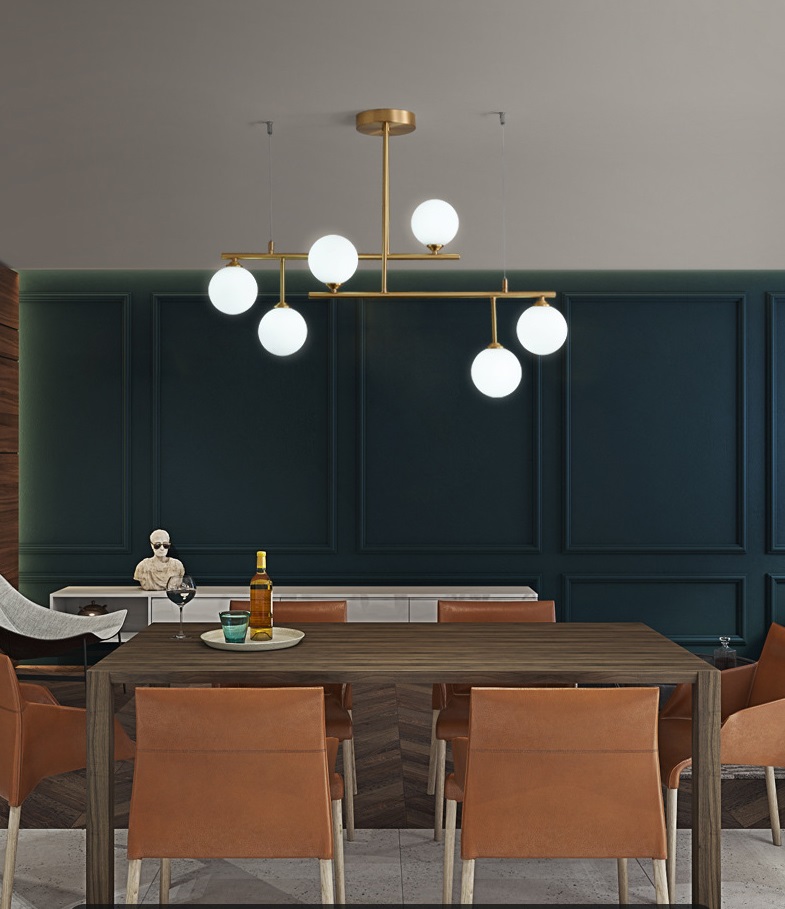 Светильник потолочный ElegantLight DZN-9139 БРОНЗА ` D1000*400/H600/6/G9/40W 22-12