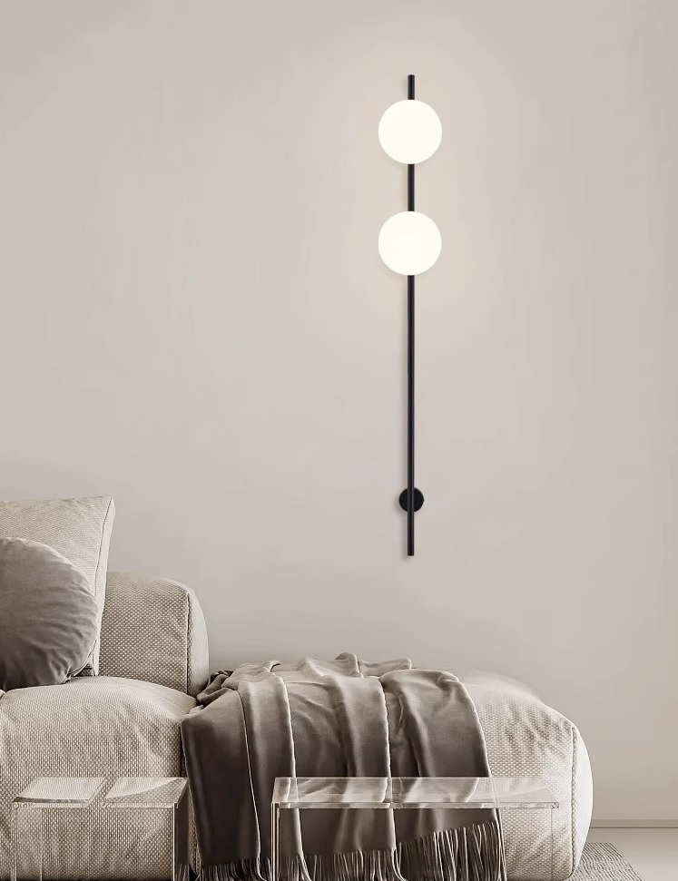 Светильник DZN-64568 ЧЕРНЫЙ ` D150*150/H1150/2/E27/40W DIRECTION