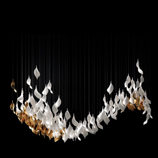 Светильник-инсталляция DZN-64574 БЕЛЫЙ/ПРОЗРАЧНЫЙ ` D1800*650/H2000 /4/LED/W/4000K