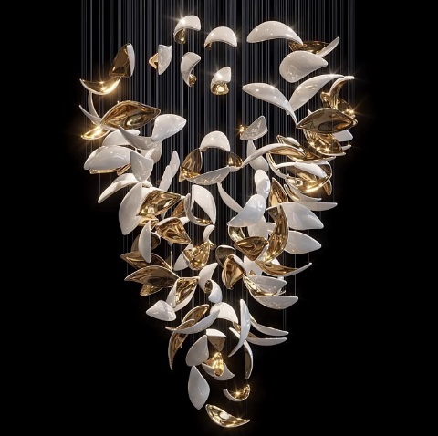 Светильник-инсталляция DZN-64574 БЕЛЫЙ/ПРОЗРАЧНЫЙ ` D1800*650/H2000 /4/LED/W/4000K