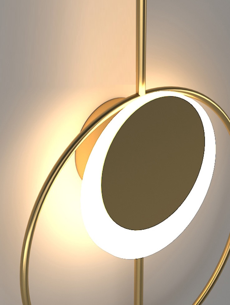 Светильник настенный ElegantLight DZN-11971 ЗОЛОТО ` D720*300/H60/1/LED/6W/4500K