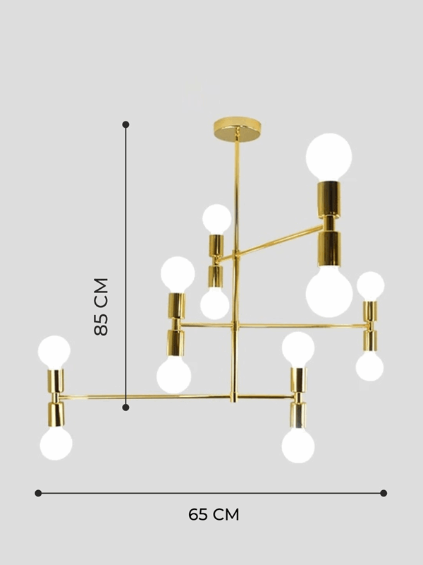 Светильник SPFD CP.35035 GOLD/ЗОЛОТО ` D850/H950/12/E27/60W JENSEN (без ламп)