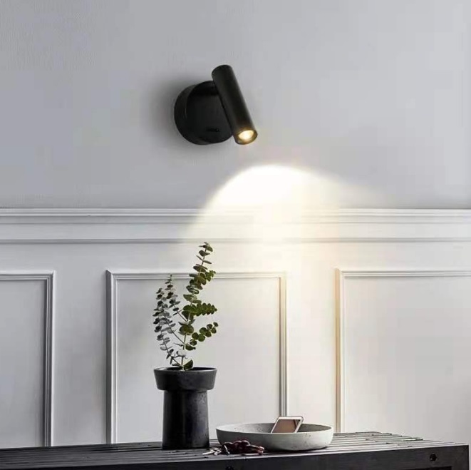 Светильник DZN-12033 ЧЕРНЫЙ ` D110/H80/1/LED/3W/4000K с выключателем