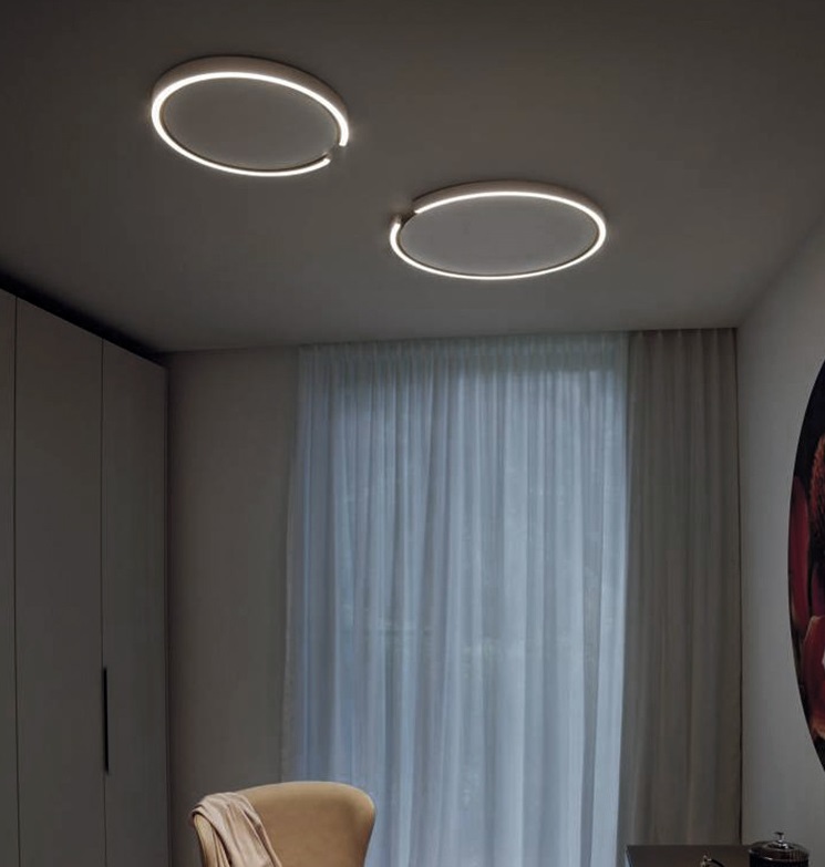 Светильник DZN-12039 БЕЛЫЙ ` D400/H40/1/LED/24W/4000K SEGMENT