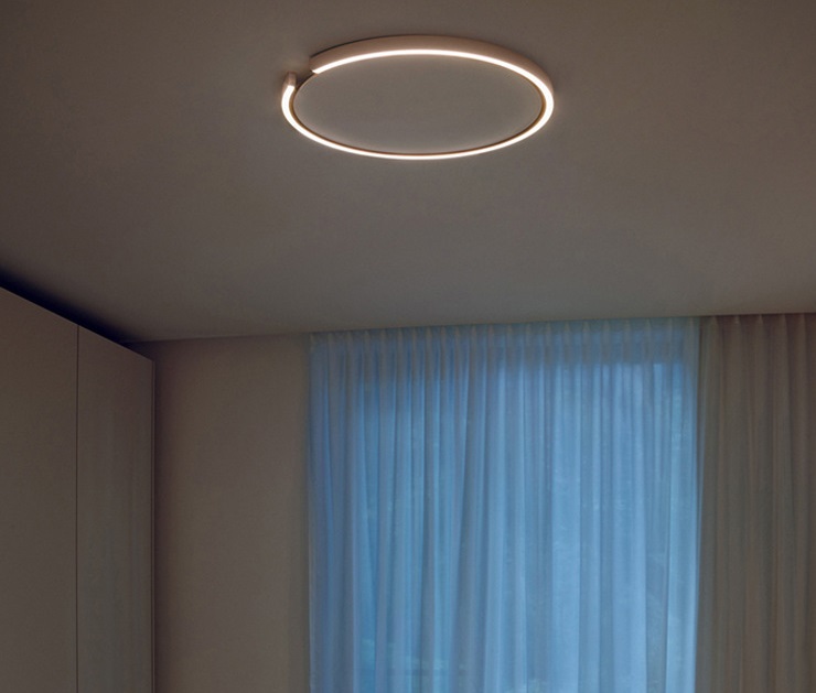 Светильник DZN-12039 БЕЛЫЙ ` D400/H40/1/LED/24W/4000K SEGMENT