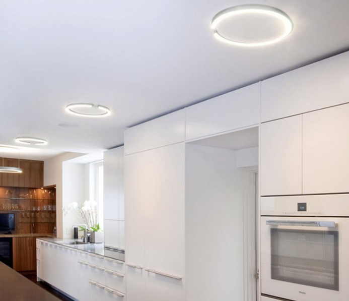 Светильник DZN-12039 БЕЛЫЙ ` D400/H40/1/LED/24W/4000K SEGMENT