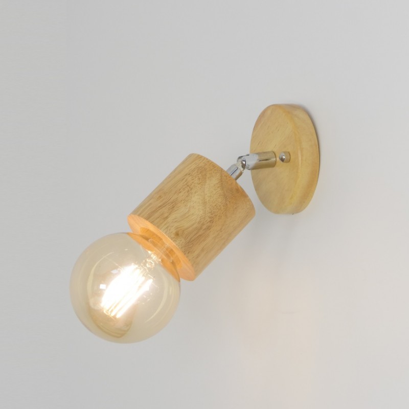 Светильник IL.22219 WOOD ` D100/H150/1/E27/60W SPF без ламп (1)