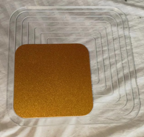 Светильник настенный SPFD-4745 ЗОЛОТО ` D200*200/H40/1/LED/6W/4000K с выключателем GALLO 24-07