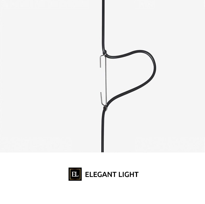 Светильник DZN-45666 ЧЕРНЫЙ ` D600/H1200/1/LED/12W/3000K GINGER