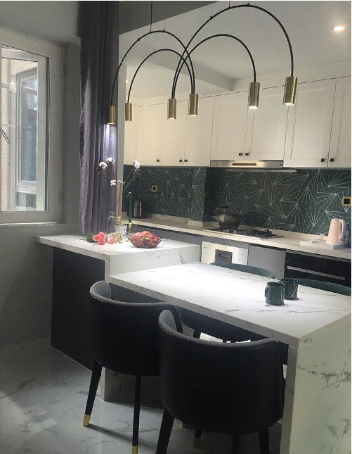 Светильник DZN-34295 ЧЕРНЫЙ + ЗОЛОТО ` D720/H800/3/LED/45W/4500K NIMBUS