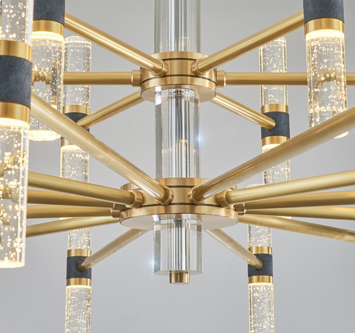 Светильник DZN1-6-97 GOLD/ЗОЛОТО ` D1000/H530/40/LED/10W