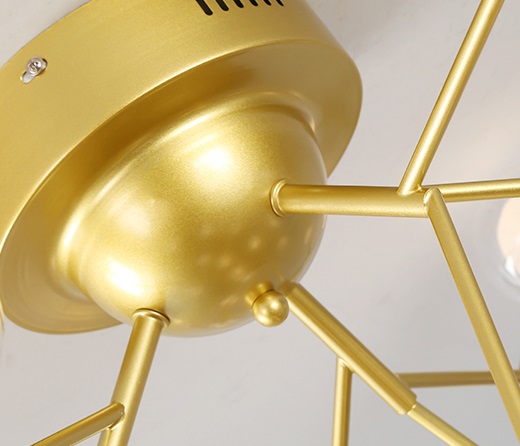 Светильник DZN-34935 GOLD/ЗОЛОТО ` D800/H450/27/G4/54W COIN