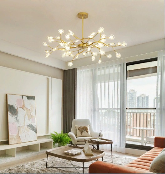 Светильник DZN-34935 GOLD/ЗОЛОТО ` D800/H450/27/G4/54W COIN