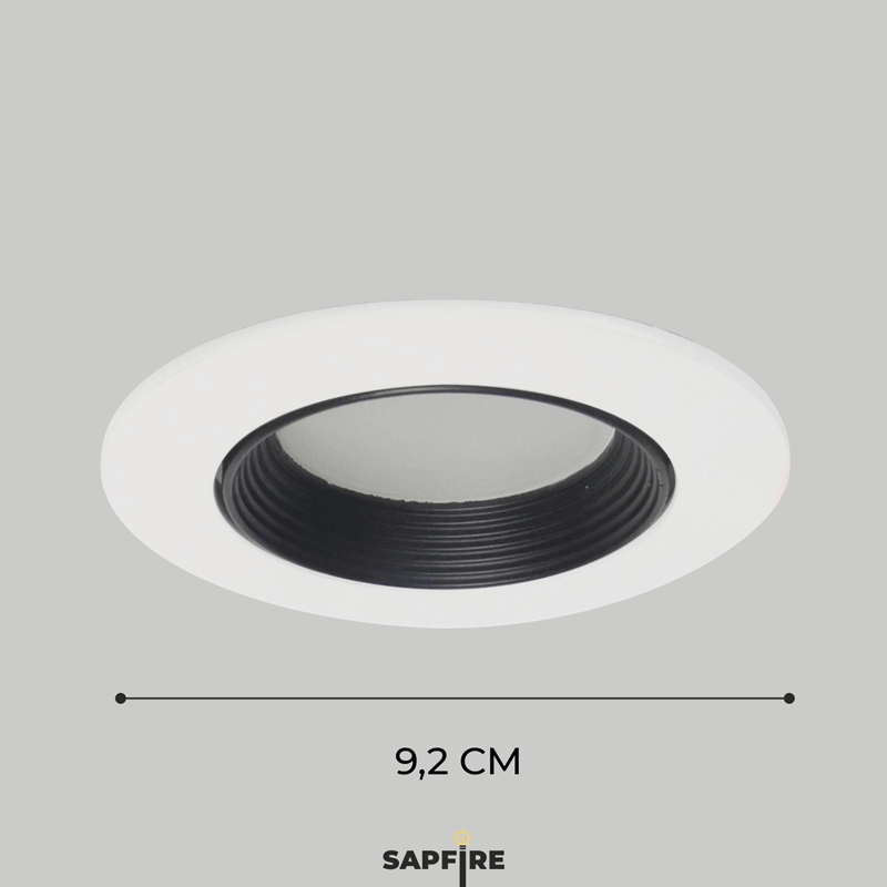 Светильник встраиваемый поворотный SAPFIR SPF-6094 Белый/Черный ` MR16 GU5.3 COLISEUM 23-06