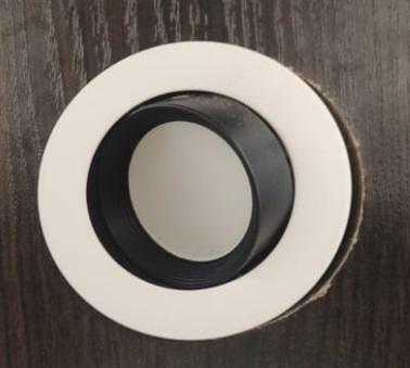 Светильник встраиваемый поворотный SAPFIR SPF-6094 Белый/Черный ` MR16 GU5.3 COLISEUM 23-06