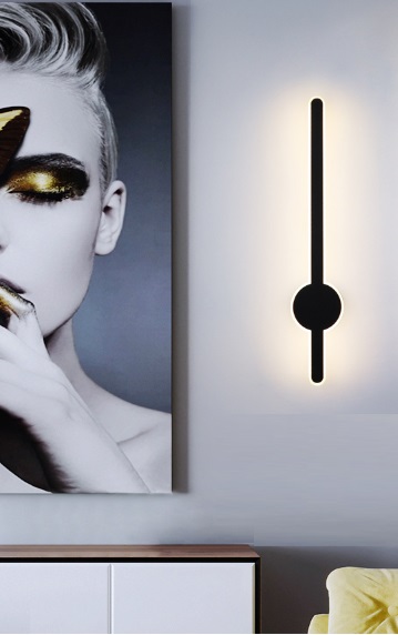 Светильник настенный САПФИР SPF-4792 Черный + Золото ` 400мм 1/LED/2*24W BART 22-07 (1 из 10шт в кор