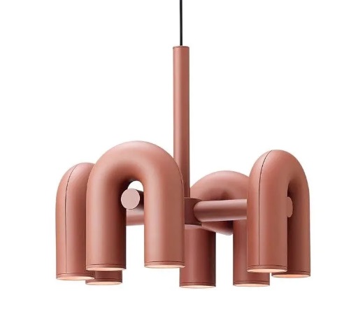 Светильник DZN-65241 КРАСНЫЙ ` D600 /H375+2000/8/LED/56W/4000K CIRKUS