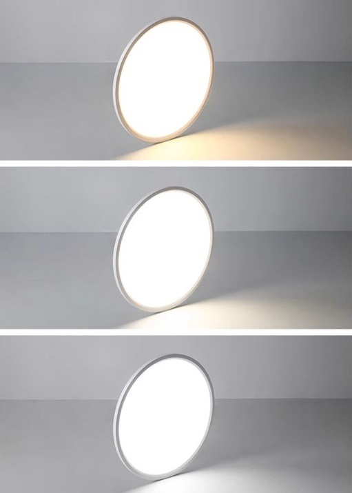 Светильник SPF-6134 БЕЛЫЙ ` D300/H25/1/LED/2*27W/3000-4500-6100K с ПДУ SLIM 25-03 (1/10)