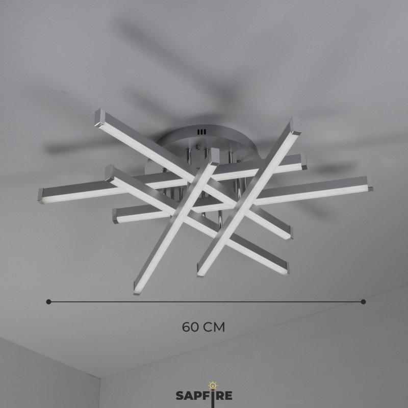 Светильник А101/600 CHROME/РОМ ` D600/H110/6/LED/112W 2.4G PICK SPF24-07 (1 из 2шт)