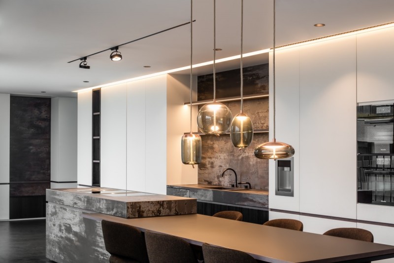 Светильник DZN-44728 ЧЕРНЫЙ ` D180*290/H1200/1/LED/7W/3000K BROKIS KNOT by Chiaramonte Marin