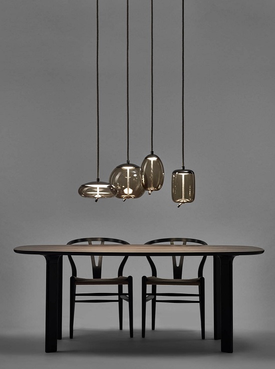 Светильник DZN-44731 ЧЕРНЫЙ ` D300*145/H1200/1/LED/7W/3000K BROKIS KNOT by Chiaramonte Marin