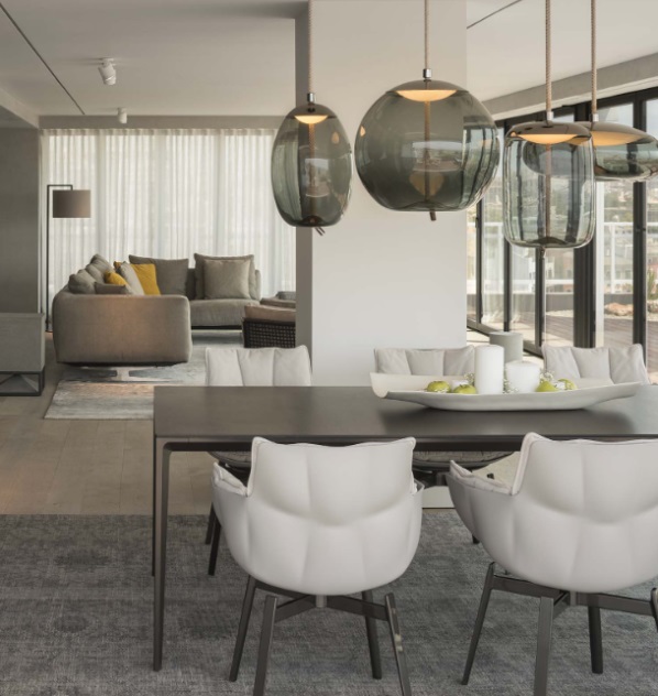 Светильник DZN-44731 ЧЕРНЫЙ ` D300*145/H1200/1/LED/7W/3000K BROKIS KNOT by Chiaramonte Marin