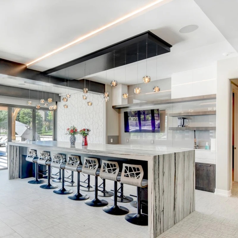 Светильник DZN-44734 РОМ/ПРОЗРАЧНЫЙ ` D130/H1500/1/G4/5W CASCADE прозрачное стекло