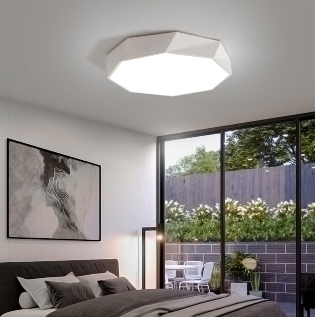 Светильник потолочный SAPFIR SPF-9435 БЕЛЫЙ ` D620/H50/1/LED/72W 2.4G COSMOPOLITAN SPFD