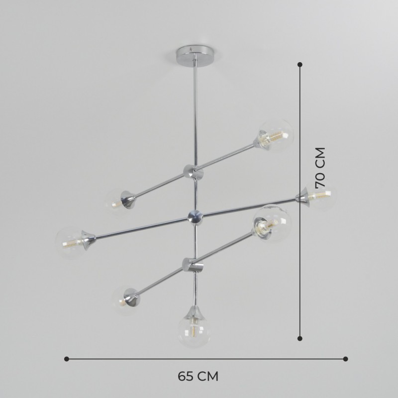 Светильник потолочный SAPFIR SPF-9494 РОМ ` D700/H650/7/G9/42W/ без ламп Annet