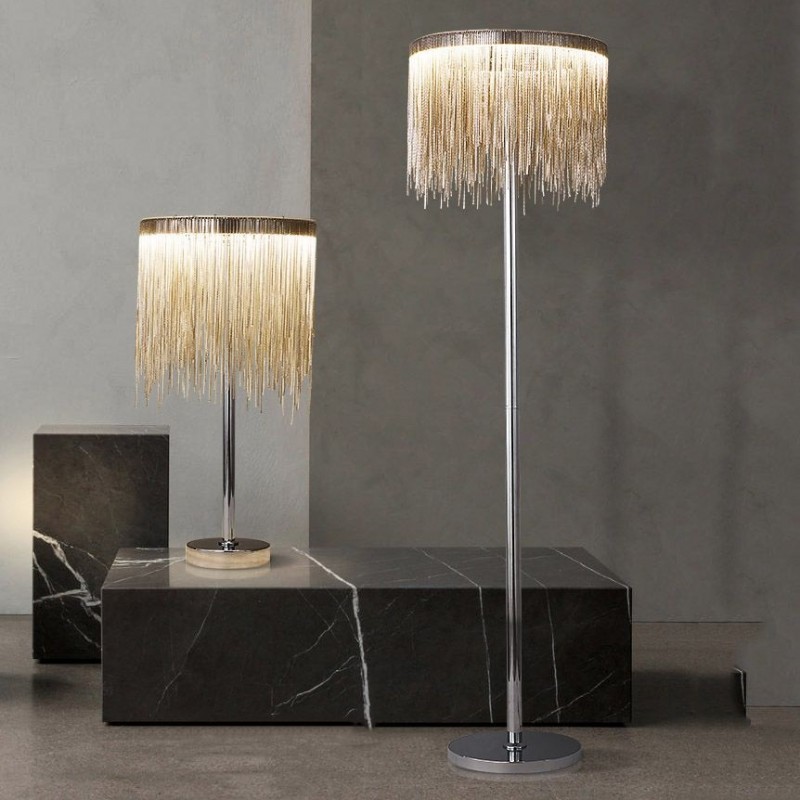 Светильник напольный DZN-12387 СЕРЕБРО ` D400/H1540/1/LED/24W/4500K COVER