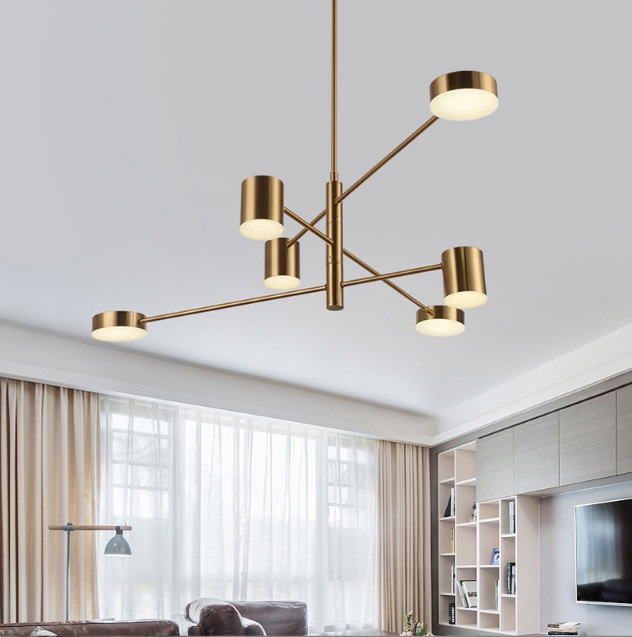 Светильник DZN-1-6-119 ЗОЛОТО ` D1050/H300/6/LED/36W/4000-4500K 22-04 (1)