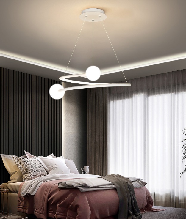 Светильник DZN-33699 БЕЛЫЙ ` D550/H1200/2+1LED/G9+LED/58W/4500K