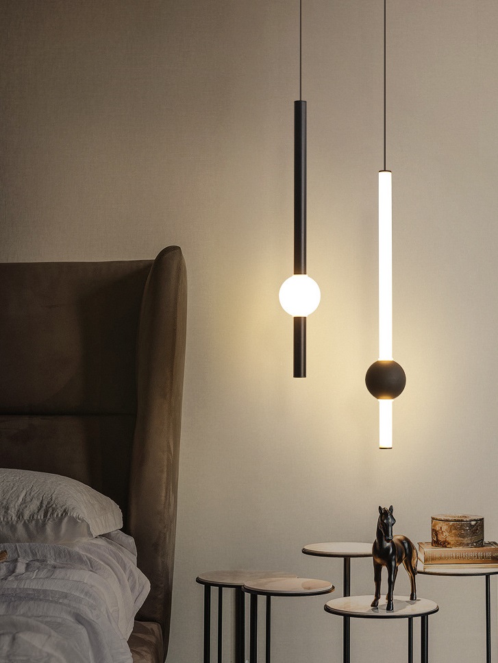 Светильник DZN-34207 ЧЕРНЫЙ ` D100*600/H2000/1/LED/8W/4500K ECLIPSE