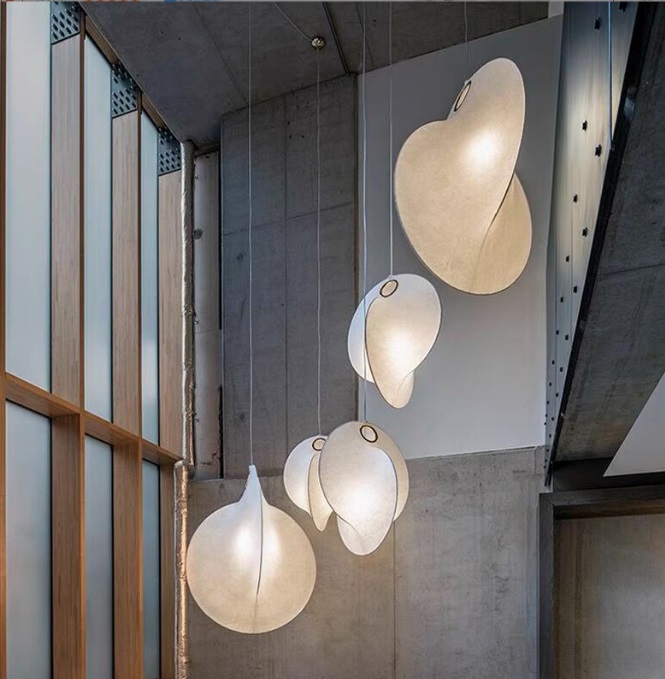 Светильник DZN-45601 БЕЛЫЙ ` D500*650/H1000/1/LED/./4000K зол. кольцо FLOS by Michael Anastassiad