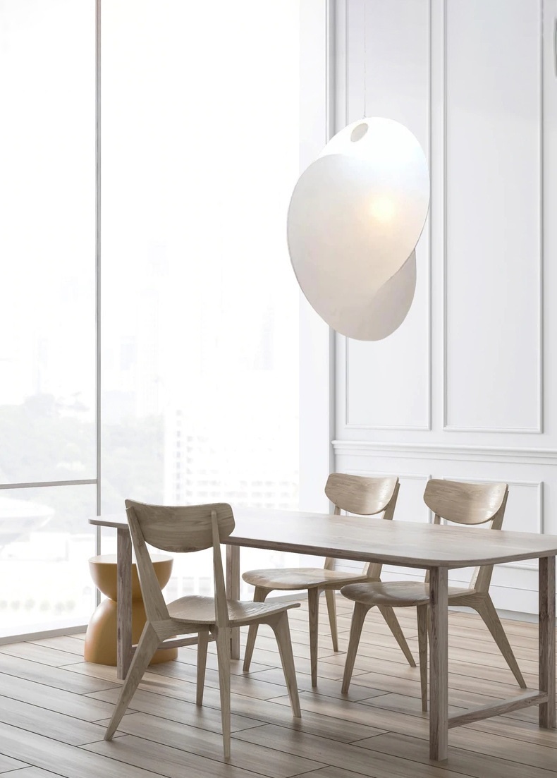 Светильник DZN-45601 БЕЛЫЙ ` D500*650/H1000/1/LED/./4000K зол. кольцо FLOS by Michael Anastassiad