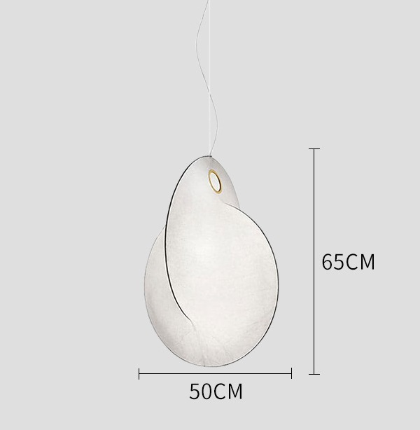 Светильник DZN-45601 БЕЛЫЙ ` D500*650/H1000/1/LED/./4000K зол. кольцо FLOS by Michael Anastassiad