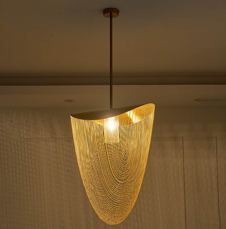 Светильник DZN-46077 ЗОЛОТО ` D600*700/H1000/1/E27/40W COVER