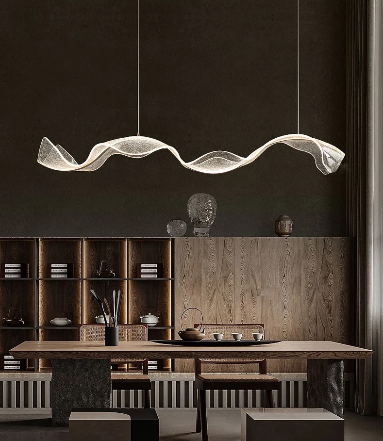 Светильник подвесной ElegantLight DZN-35699 ЧЕРНЫЙ ` D1000*300/H1000/1/LED звёздное небо SPRAY 25-03