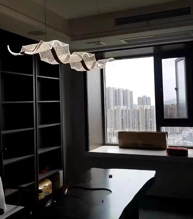 Светильник подвесной ElegantLight DZN-35699 ЧЕРНЫЙ ` D1000*300/H1000/1/LED звёздное небо SPRAY 25-03