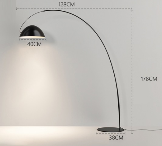 Светильник DZN3-3-96 ЧЕРНЫЙ ` D1870/H1520/1/E27/40W