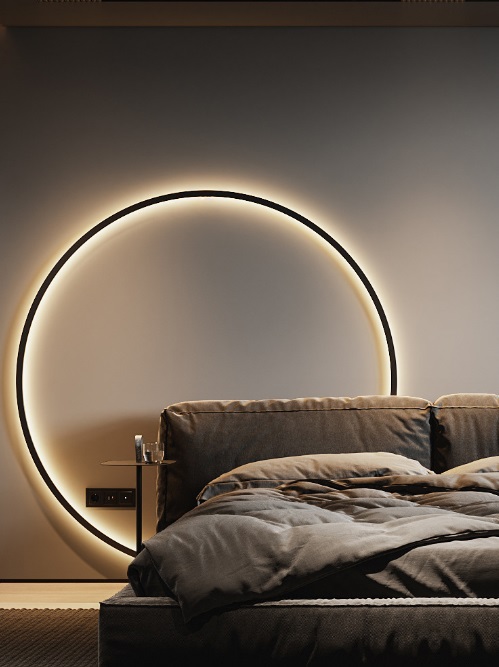 Светильник ElegantLight DZN-11113 ЧЕРНЫЙ ` D800/H60/1/LED/20W/2800-6500K без ПДУ GUARD-LU23-12