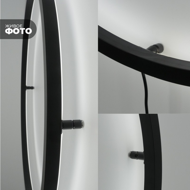 Светильник ElegantLight DZN-11113 ЧЕРНЫЙ ` D800/H60/1/LED/20W/2800-6500K без ПДУ GUARD-LU23-12