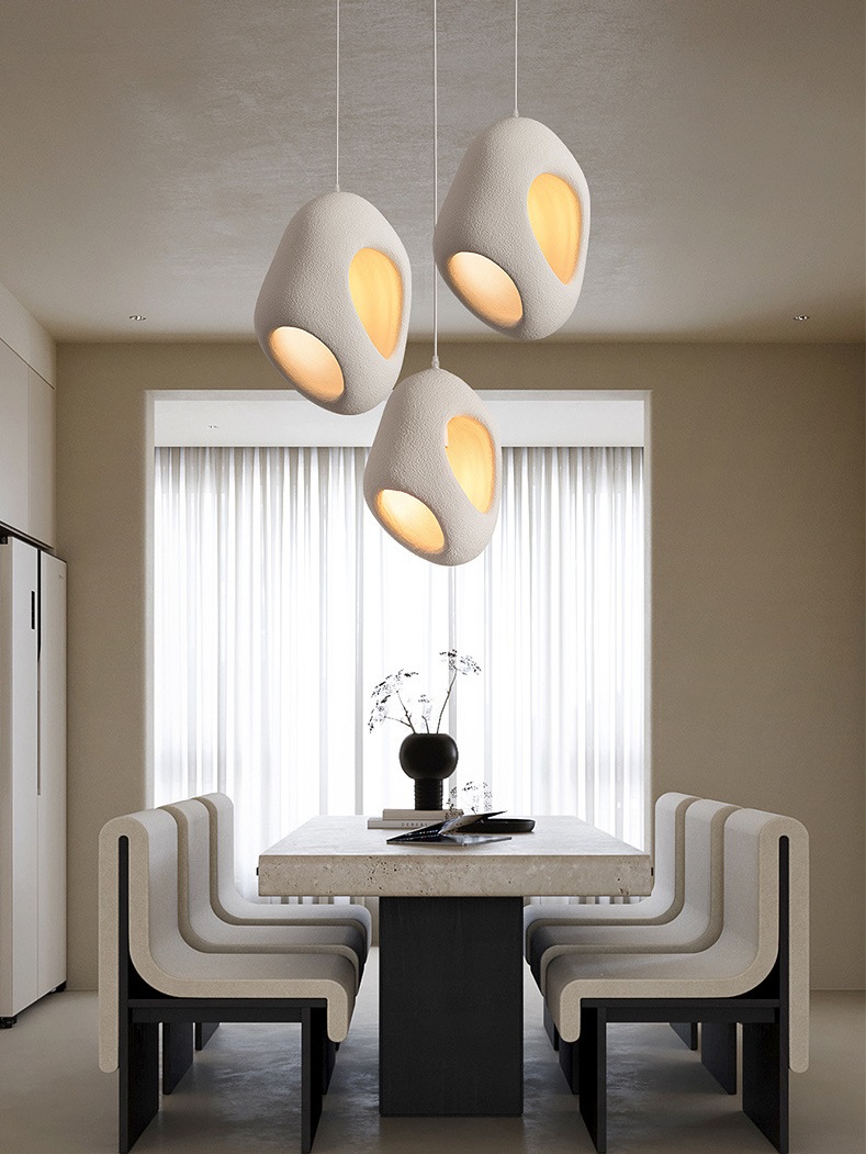 Светильник ElegantLight DZN-11128 БЕЛЫЙ ` D420/H580+1000/1/E27/60W STONE