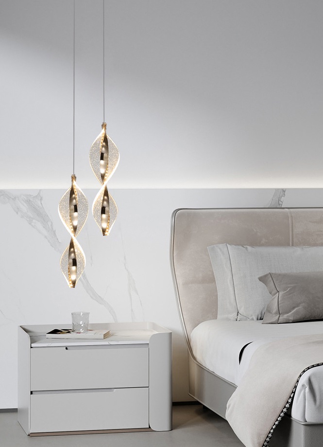 Светильник DZN-21730 ЗОЛОТО D120/H300+1500/1/LED/./4000K звёздное небо SPRAY2 25-03