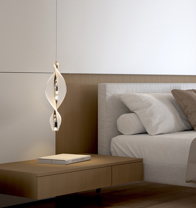 Светильник DZN-21730 ЗОЛОТО D120/H300+1500/1/LED/./4000K звёздное небо SPRAY2 25-03