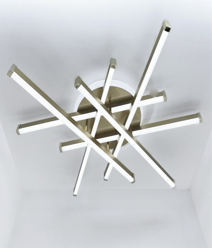 Светильник А107/600 GOLD/ЗОЛОТО (1С2039) LED D600/H100/6/LED/112W/LED DIM ПДУ 2.4 PICK SPF21-7 Макку